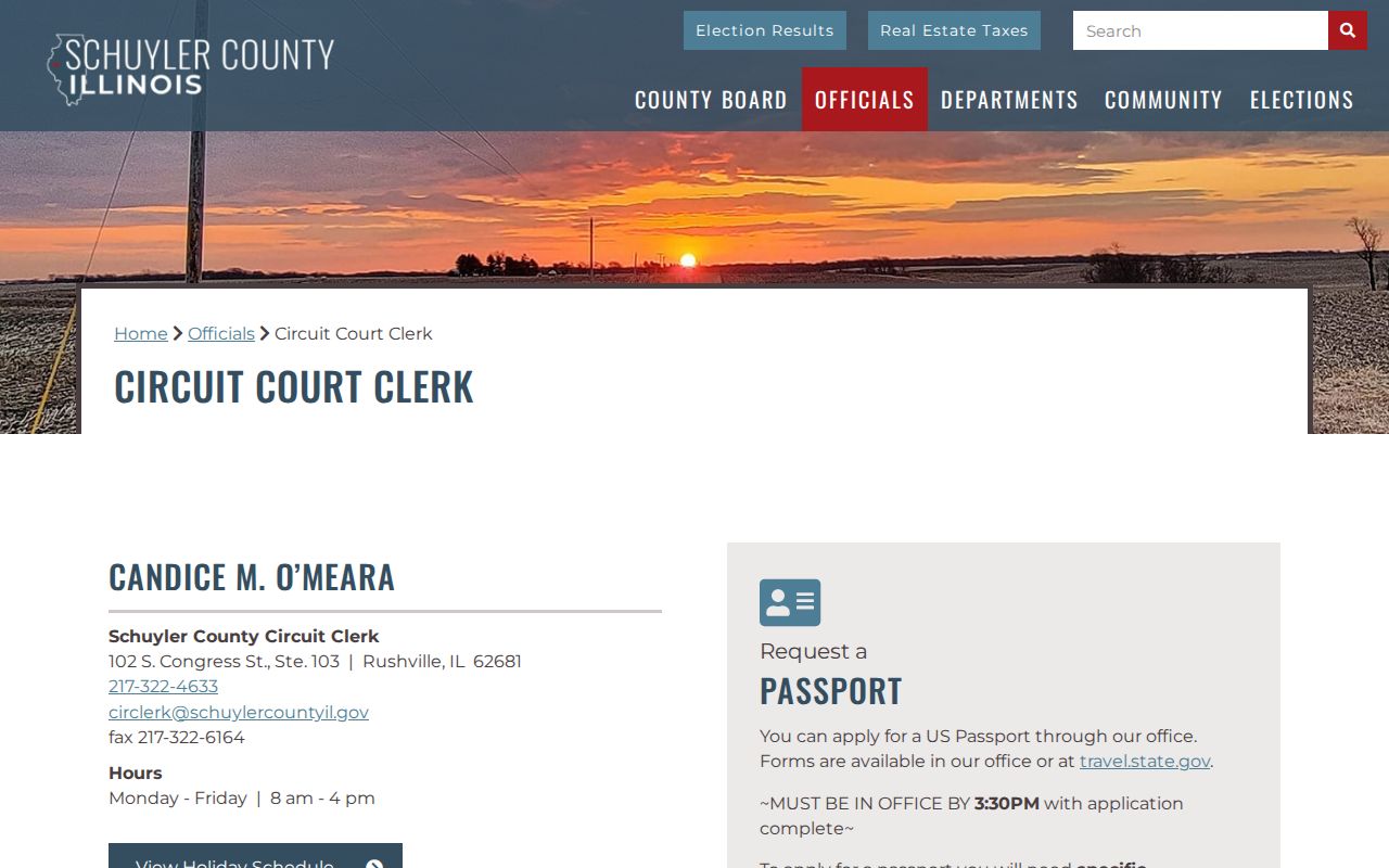 Schuyler County criminal court clerk record services