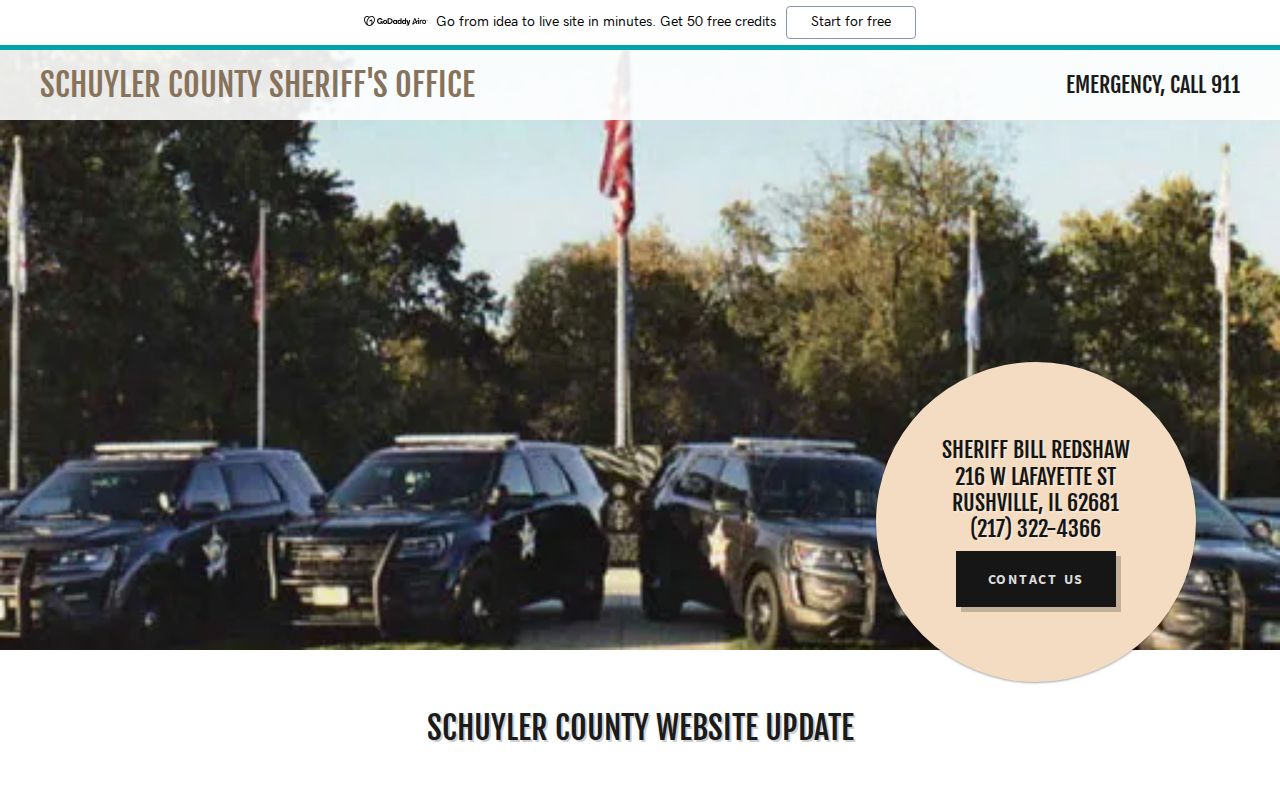 Schuyler County Sheriff source separate from criminal court case files