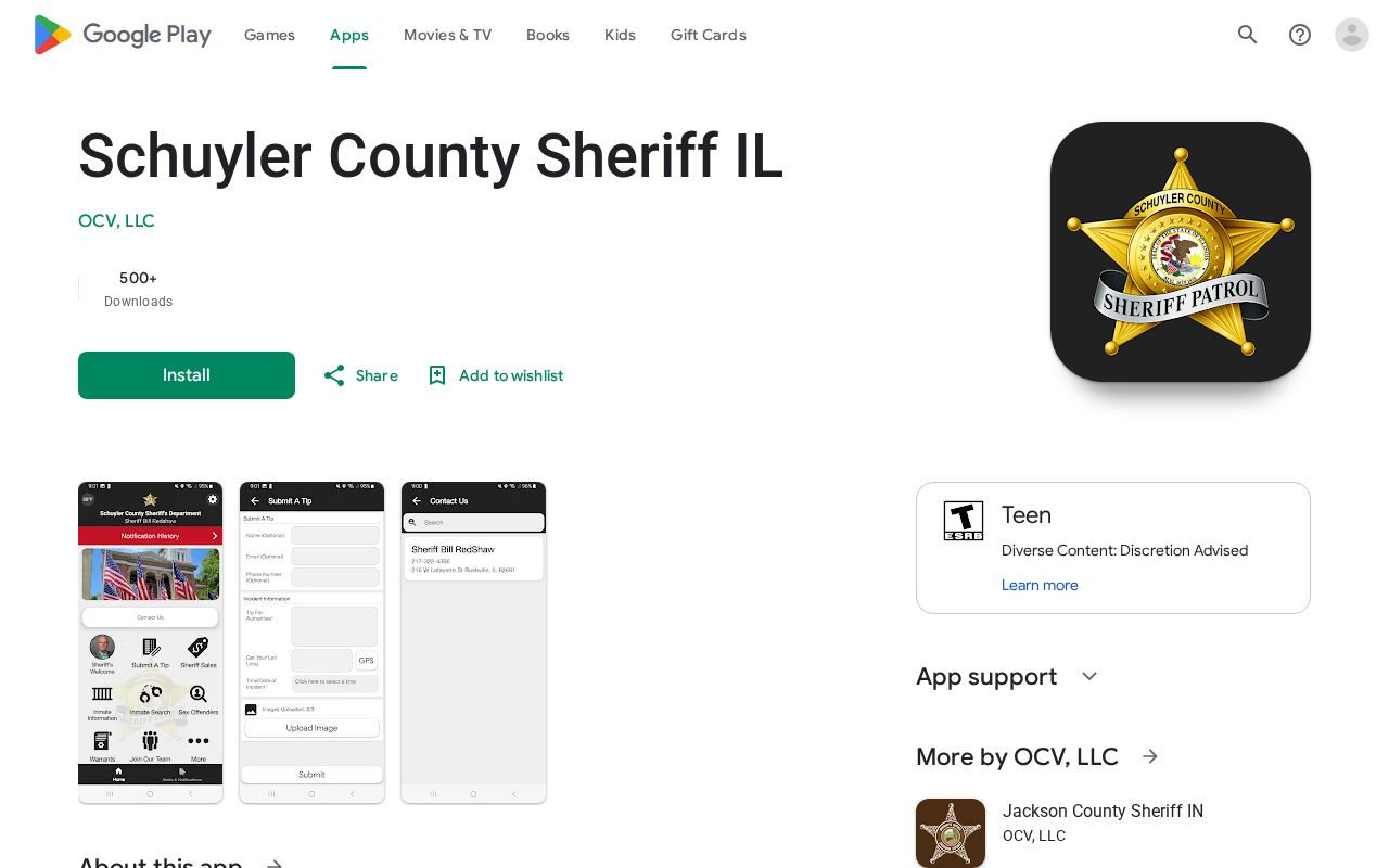 Schuyler County arrest search through the official Sheriff app
